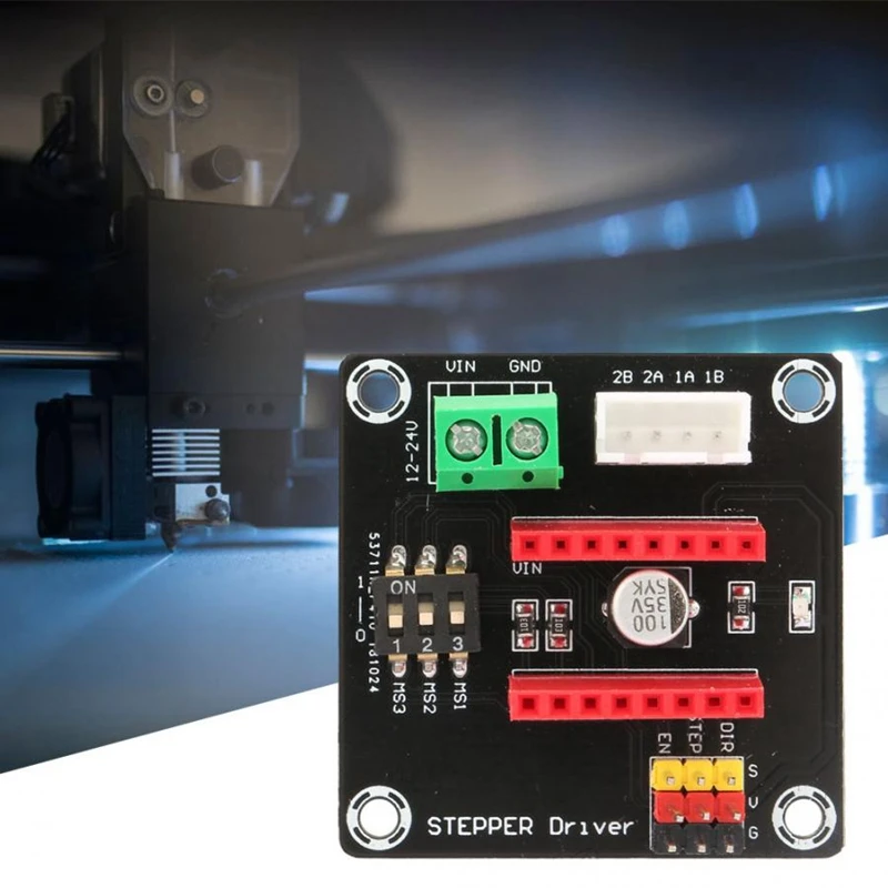 DRV8825/A4988 42 Stepper Driver Module Motor Control Shield Drive Expansion Board for Arduino R3 3D Printer DIY Kit | Обустройство