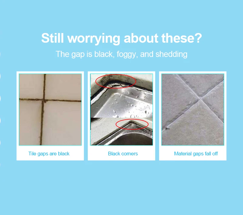 

Tile Gap Repair Pen White Tile Joint Refill Grout Pen Bathroom Porcelain Filling Waterproof Mouldproof Home Cleaner Agents Paint