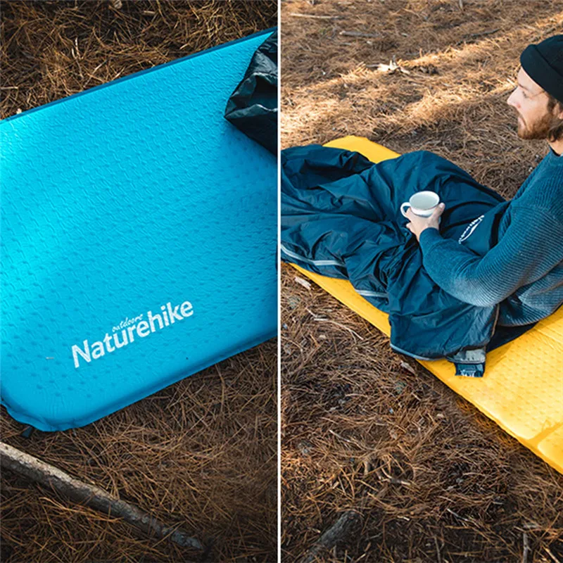 Naturehike Самонадувающийся походный коврик Сверхлегкий походный открытый кемпинг матрас коврик высокое качество губка спальный коврик