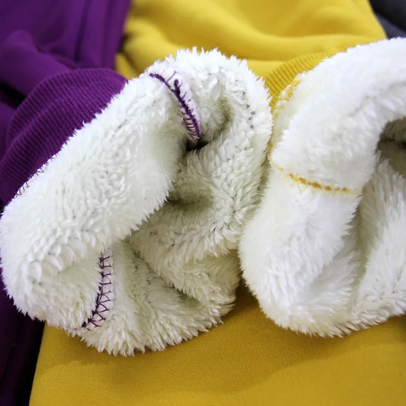 Зимние женские хлопковые утепленные теплые тренировочные брюки с имитацией