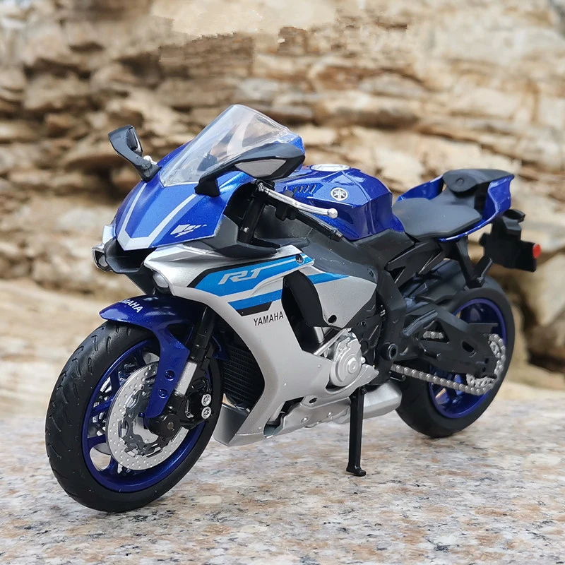 Модель гоночного мотоцикла Yamah YZF R1 в масштабе 1:12 искусственная звезда из сплава
