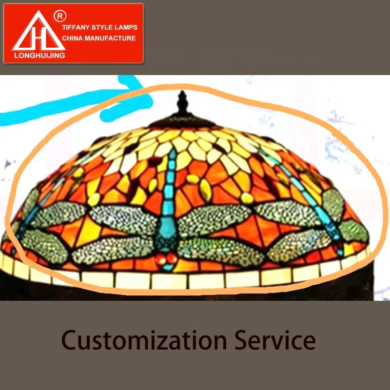 

Tiffany designs lampshade Customization Service