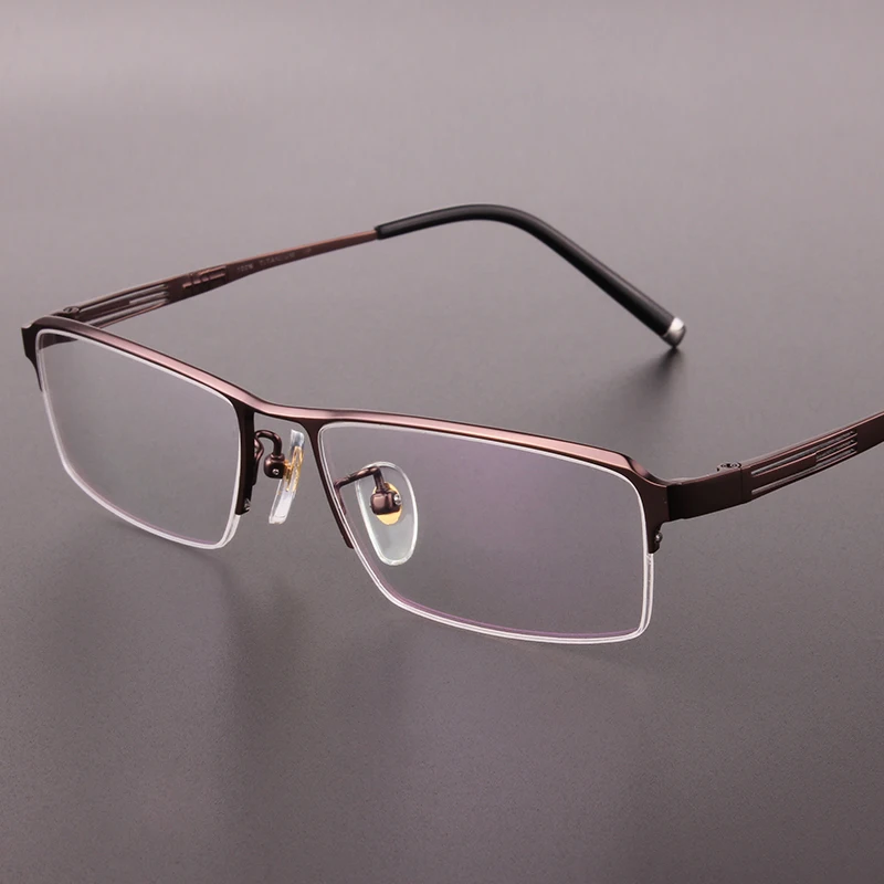 

Titanium Glasses High Quality Square Men Eyeglasses Prescription Glasses Full Frame Designer Optical Glasses Frame 918