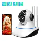 360 камера видеонаблюдения 1080P камера с Wi-Fi ИК Ночное Видение Обнаружение движения двухстороннее аудио Домашняя безопасность умная видеокамера