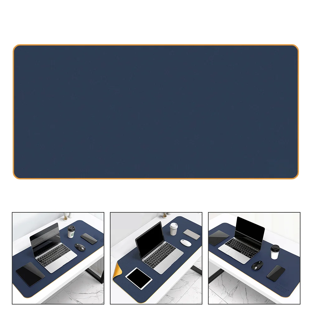 

Pad Splashproof Anti-slip PU Desktop Mat Desk Protective Accessory