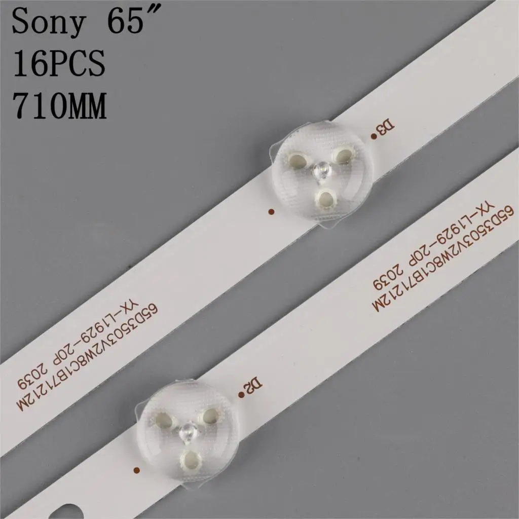 led backlight for sony 65inch TV KDL-65W850 650TV02 V3 CX-65S03E01-2B762-0A-565-3850 CX-65S03E01-2B753-0-A-5CN-3182-V 8 lamps