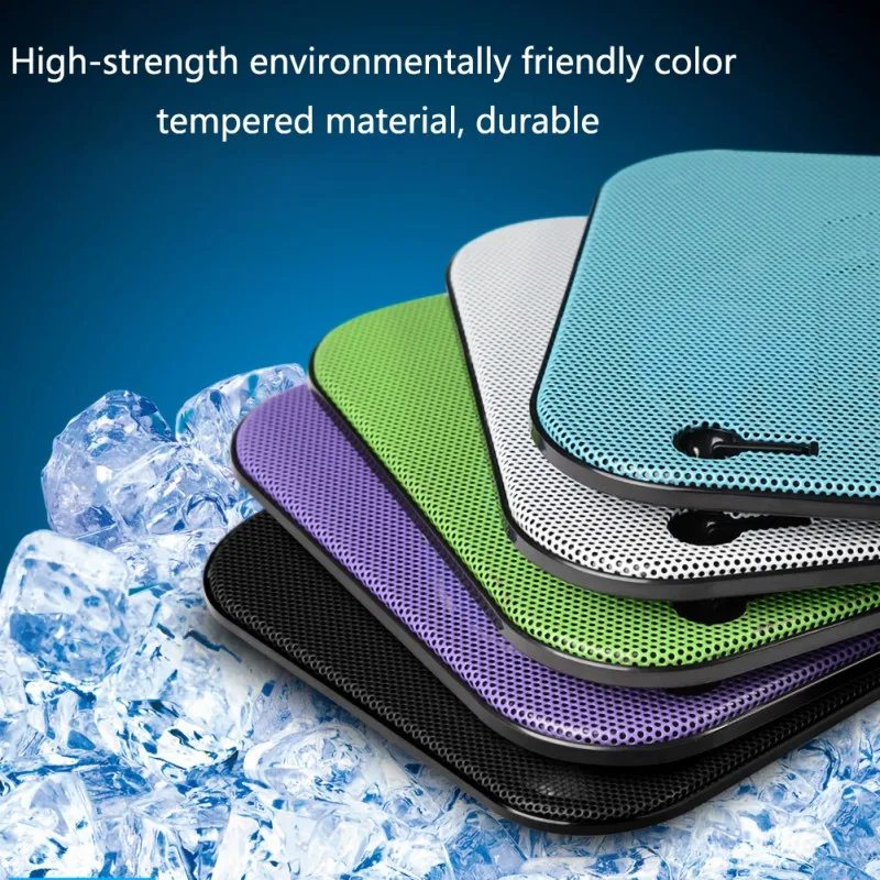 

Colorful Laptop Cooling Pad 2 Air Fan Low Noise USB Powered Computer Notebook Cooler Stand