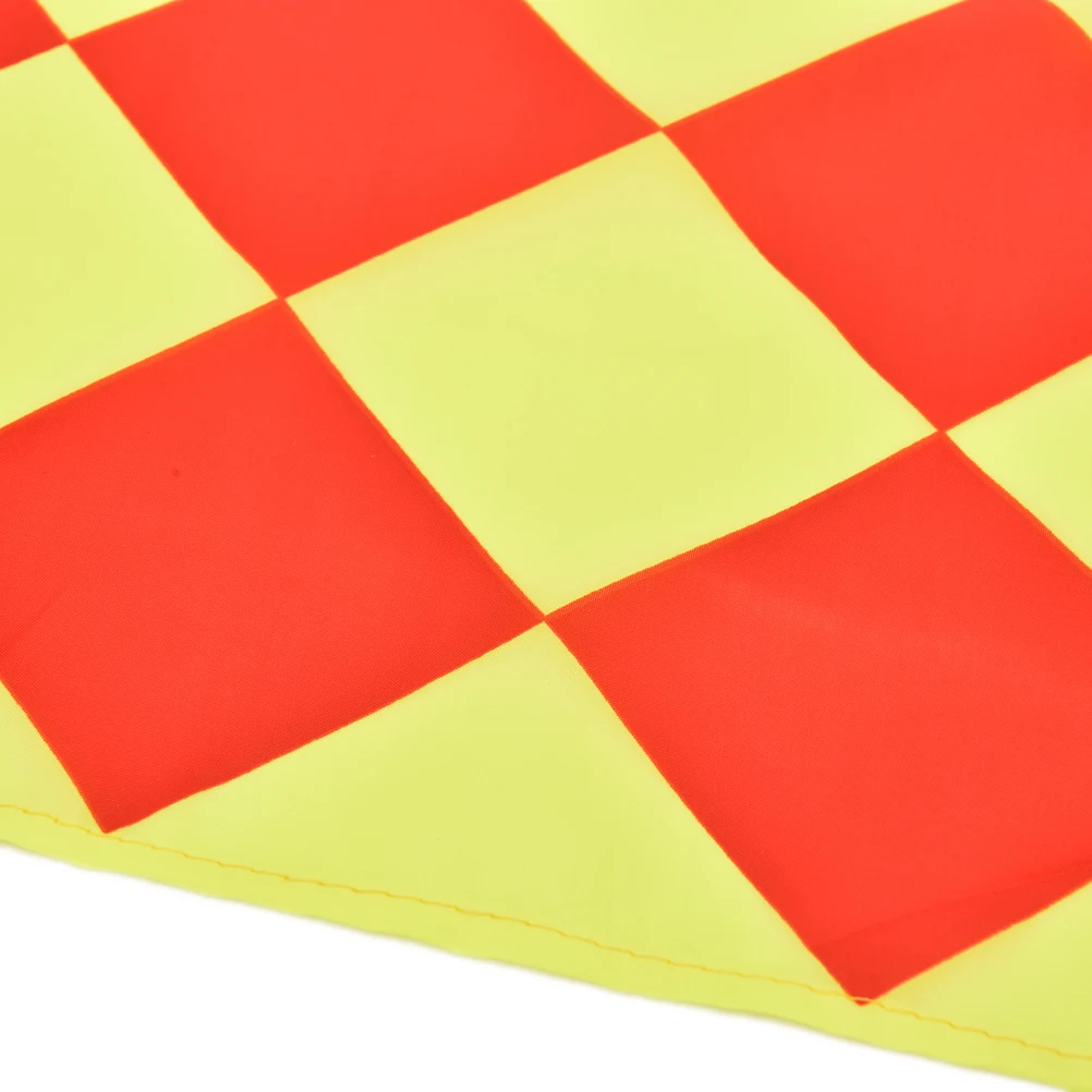 

Referee Soccer Flag Fair Play Sports Match Football Linesman Flags Referee Equipment + Carry Bag