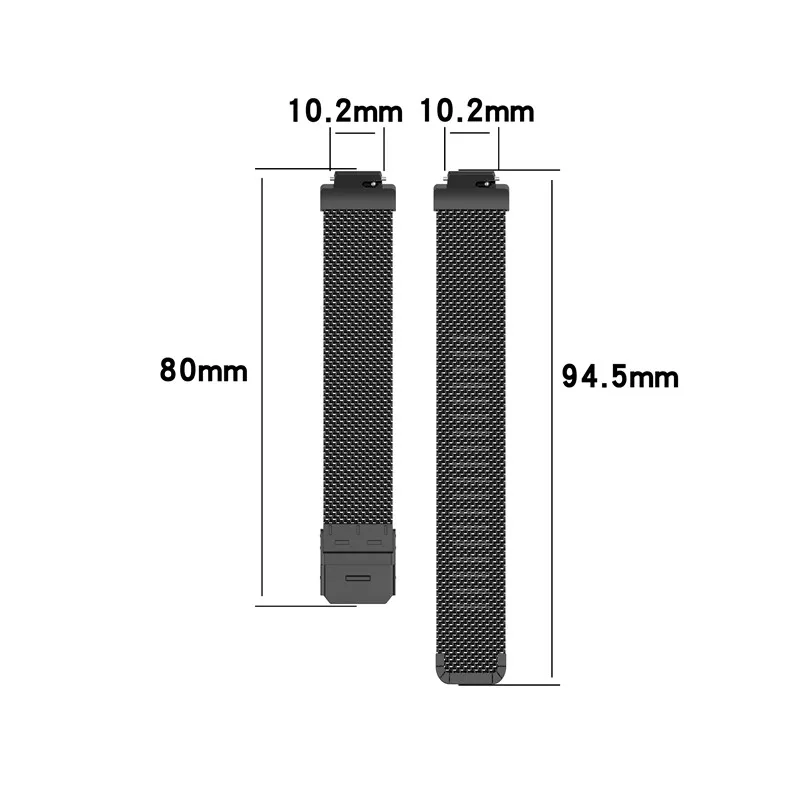 Сменный Браслет из нержавеющей стали браслет для часов Fitbit Inspire HR трекер