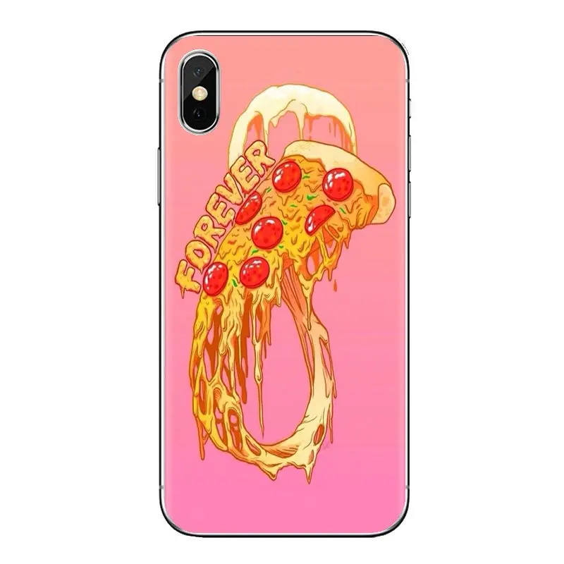 pink pizza Pattern Collage Mobile Phone Case For Huawei Honor 7X V10 6C V9 6A Play 9 Mate 10 Pro Y7 Y5 P8 P10 Lite Plus GR5 2017 |