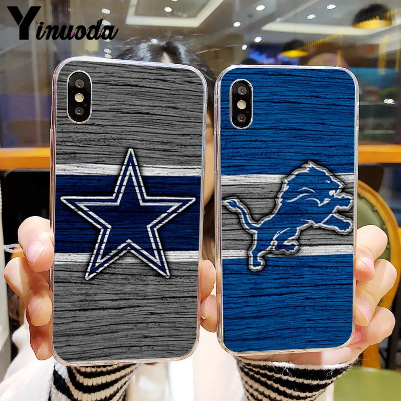 Yinuoda американская эмблема футбольной команды Coque Shell чехол для телефона iPhone 8 7 6 6S