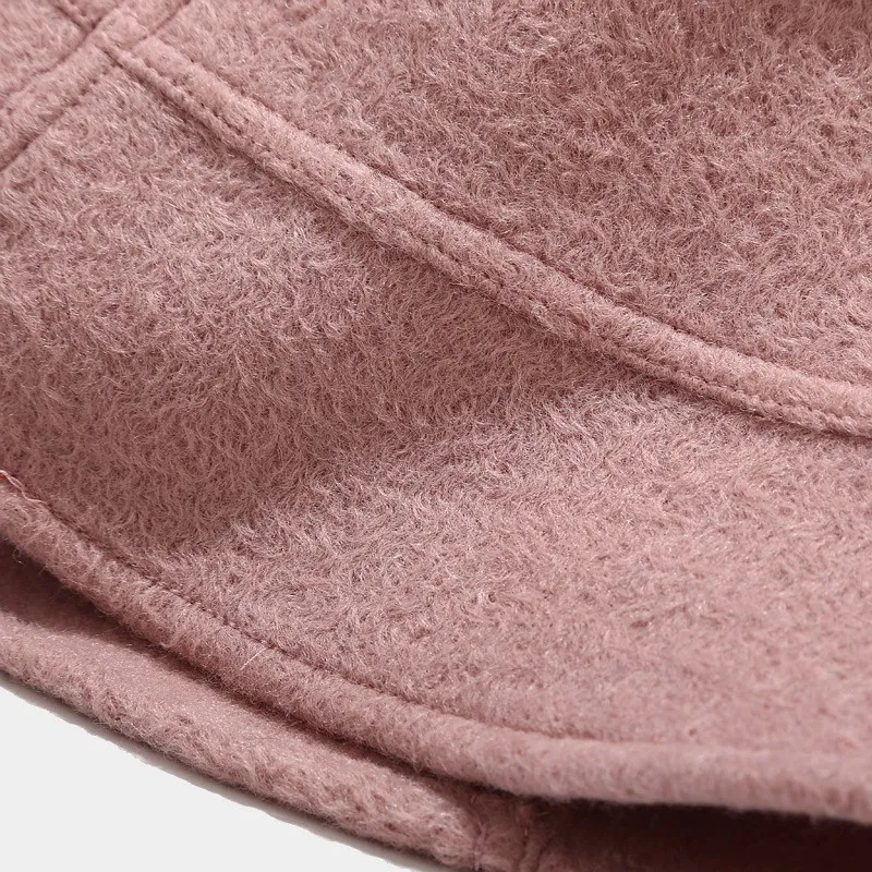 

Winter Retro Warm Unisex Bucket Hat Women Daily Travel Fisherman Hat Ladies Outdoor Panama Designer Windproof Bob Hat