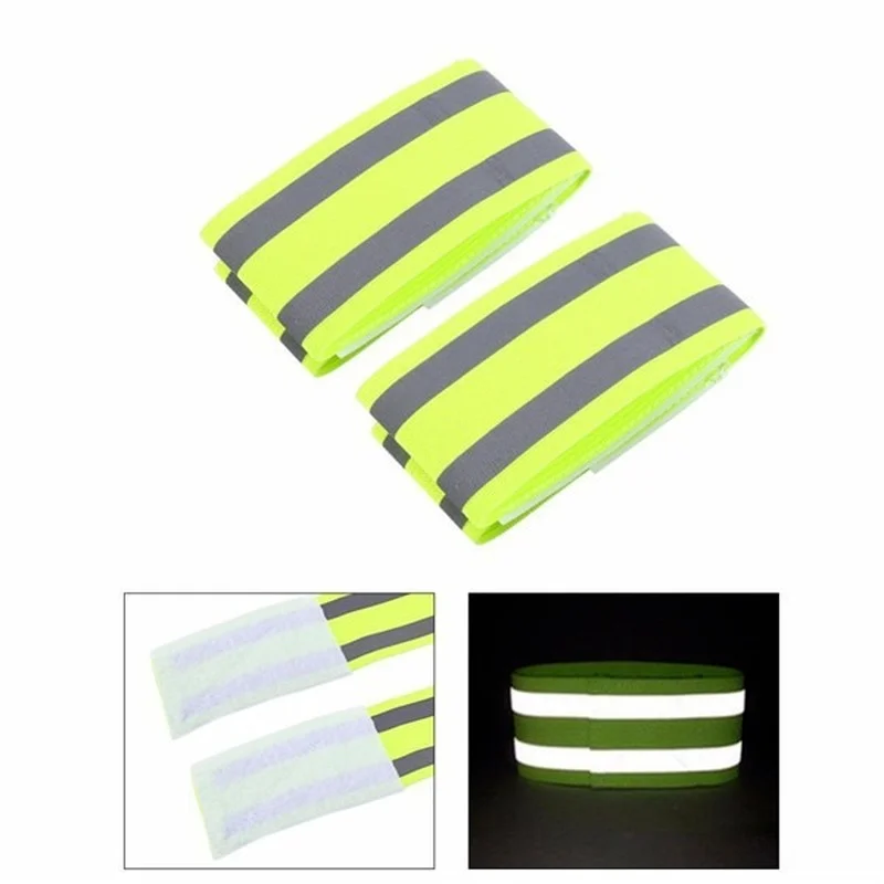 

1PC Armband Safety Belt for Night Outdoor Running Cycling Warning Wristband Cycling Reflective Bicycle Bind Pants Hand Leg Strap