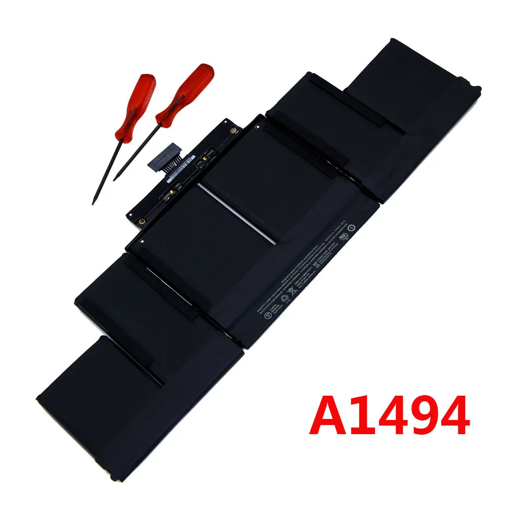 Новая батарея 95Wh 11,26 V A1494 для ноутбука Apple Macbook Pro retina 15 дюймов A1398 Late 2013 Mid MGXC2 MGXA2 ME293 ME294