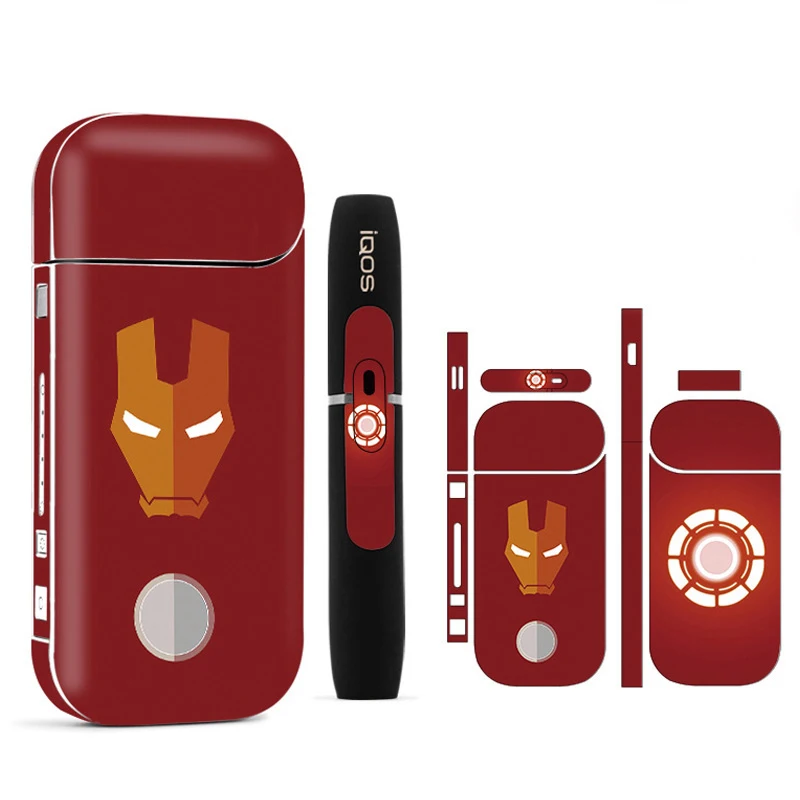 Чехол с героями мультфильмов Volcanee для IQOS, Защитная пленка для IQOS 2,4 Plus, коробка для электронных сигарет, модный стикер, футляр для вейпа - Color: 36