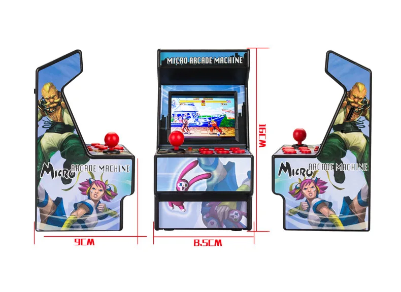 2.8'' 16Bit Sega Arcade Station Handheld Game Players Portable Video Console Built in 156 Classic games TV Output AV Family |