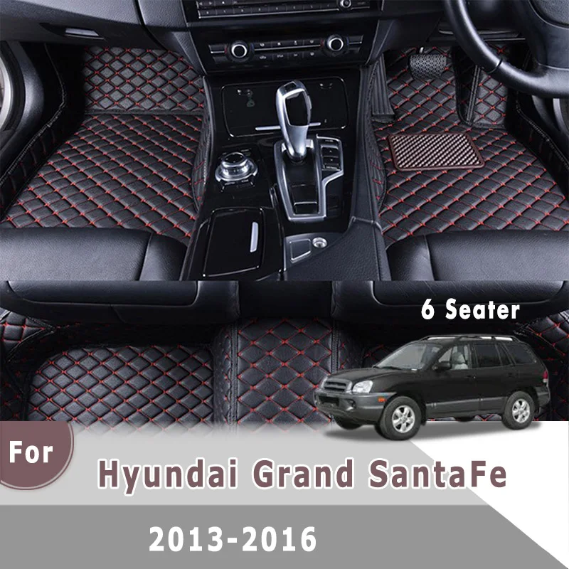 

Автомобильные коврики на 6 мест, для Hyundai Grand Santa Fe 2016, 2015, 2014, 2013
