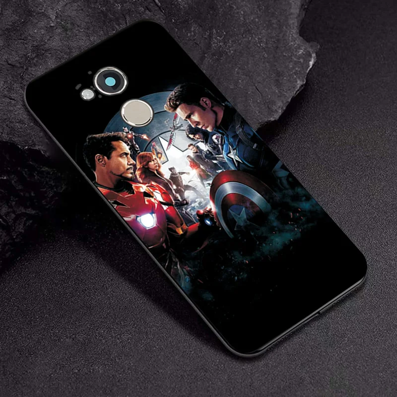 TPUBLK625 Чехол Marvel Heroes для huawei Honor 6A 5,", Мягкая Черная задняя крышка из ТПУ для huawei Honor 6A 6X 6C 6C Pro, чехол для телефона s Funda - Цвет: TPUBLK625