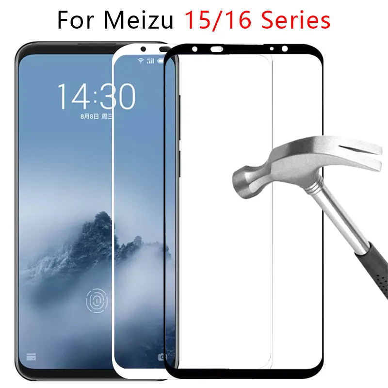 Защитное стекло для meizu 16 16x16 s 16xs 15 lite plus m15 закаленное защитное экрана maisie x xs th 16th