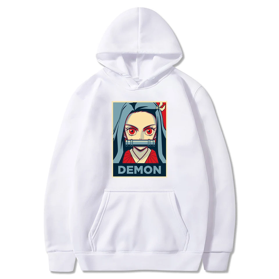 

2020 new Hot Fashion Demon Slayer Costume Tanjiro Zenitsu Nezuko Inosuke Harajuku Pullover Hoodie Hip Hop Sweatshirt