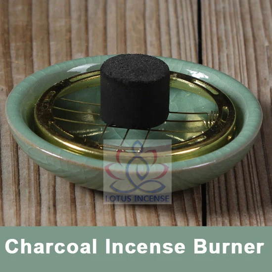 Küçük bir şekilde dekore edilmiş kömür ekran seramik tütsü brülör 7cm aromaterapi plaka yanan frankincense Myrrh ücretsiz kargo