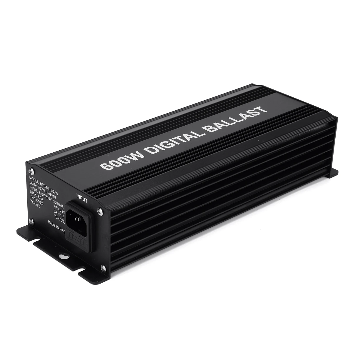 

Digital 600W Ballasts for Garden Planter Grow Lights HPS MH Bulbs Electronic Dimmable EU PLUG 3A 220-240V