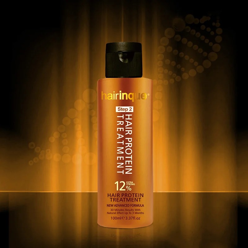 HAIRINQUE 12% Кератиновое лечение волос для африканские восстановление поврежденных волос 30 минут сделать выпрямление волос Гладкая маска для волос 100 мл