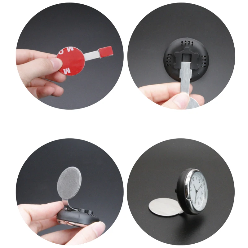 Автомобильный орнамент креативные светящиеся часы термометр модный интерьер