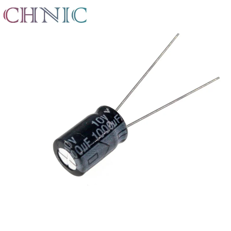

20PCS/LOT Aluminum electrolytic capacitor 1000uF 10V 8*12 Electrolytic Capacitor 10v 1000uf