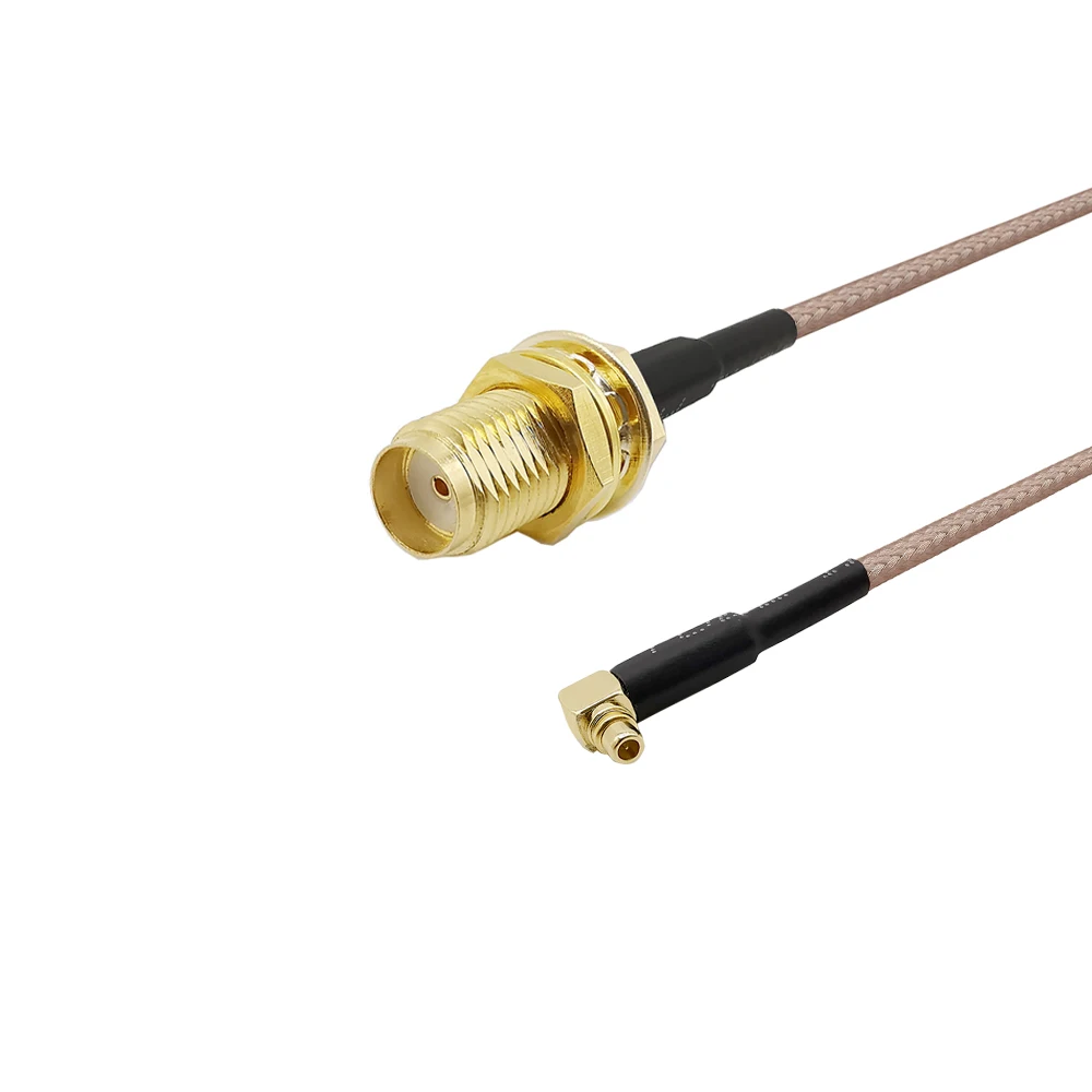 ALLISHOP RF MMCX Мужской Прямоугольный переключатель SMA женский кабель Pigtail RG178 Jack к