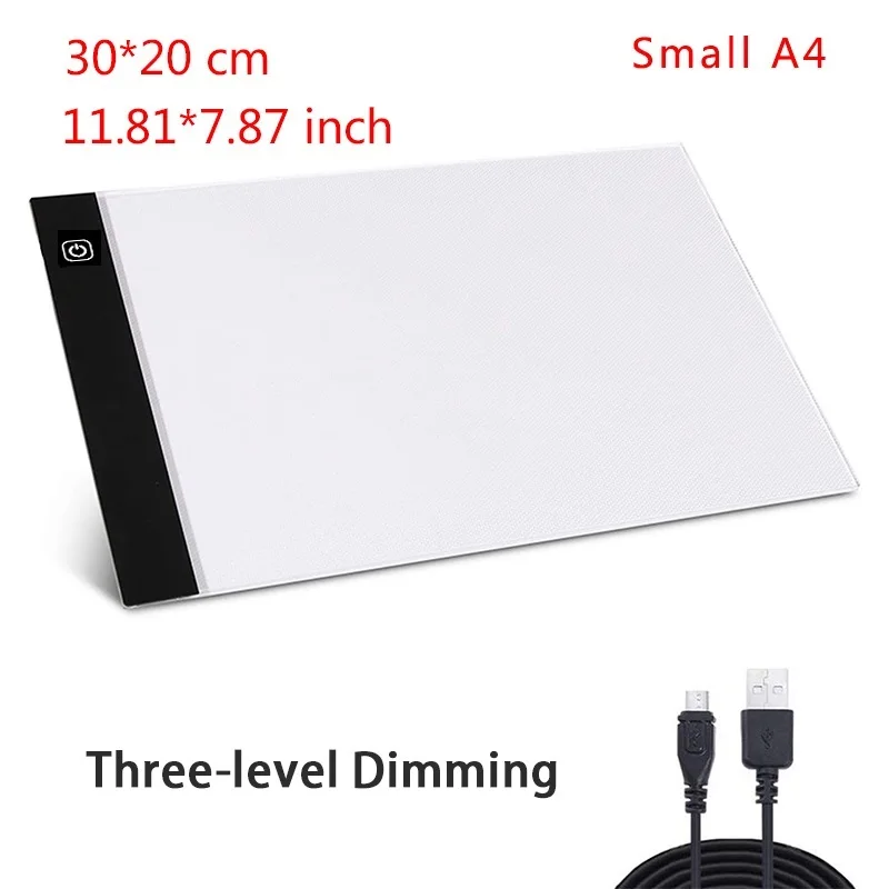 

Graphics Tablet for Drawing Pad Art Painting board A4 LED Light Pad for Diamond Painting, USB Powered Light Board Digital