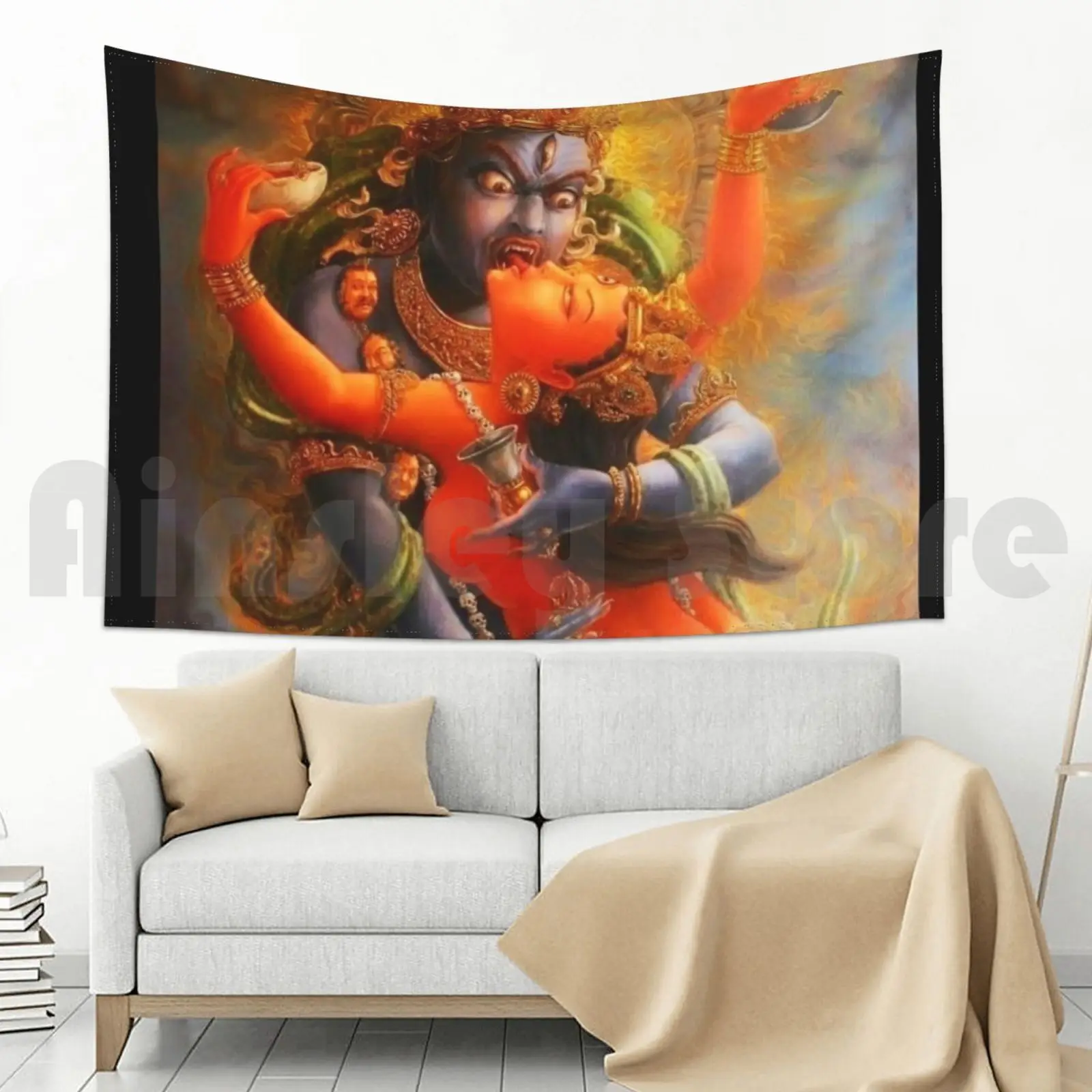 Гобелен Будда Шакти шляпа Новый любовь Тантра духовный |