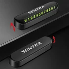 Автомобильный карточка с телефоном для временной парковки номер карты пластина Стикеры для Nissan Sentra b16 b17 автомобиль-Средства для укладки волос