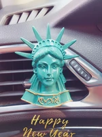 creative statue of liberty car ornaments car vents perfume clip air freshener automobile interior fragrance decoration