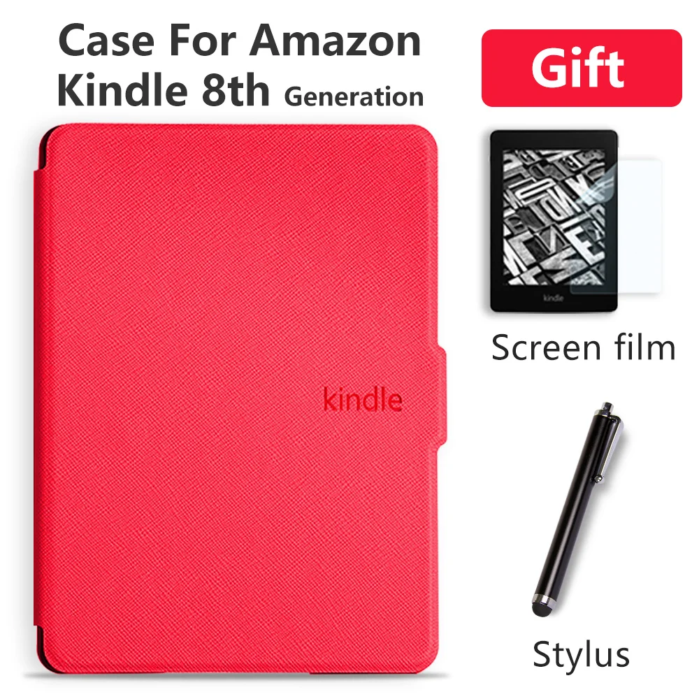 Чехол для Kindle 8 поколения 2016 из искусственной кожи чехол Ультратонкий Тонкий