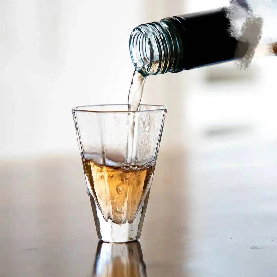 

2PCS/LOT Pyrex Glass, Creative Whisky Glass, Home Style Liquor Glass,Liquor and Sake Glass Wine Glass