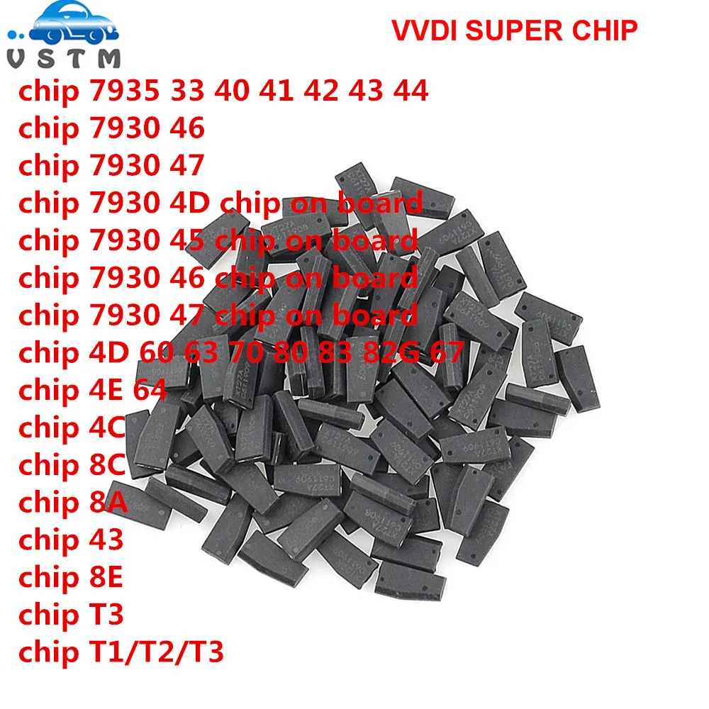 1 50 шт. транспондер Xhorse VVDI для чипа ID46/4D/4C/8C/8A/T3/для H VVDI2 ключевого инструмента и