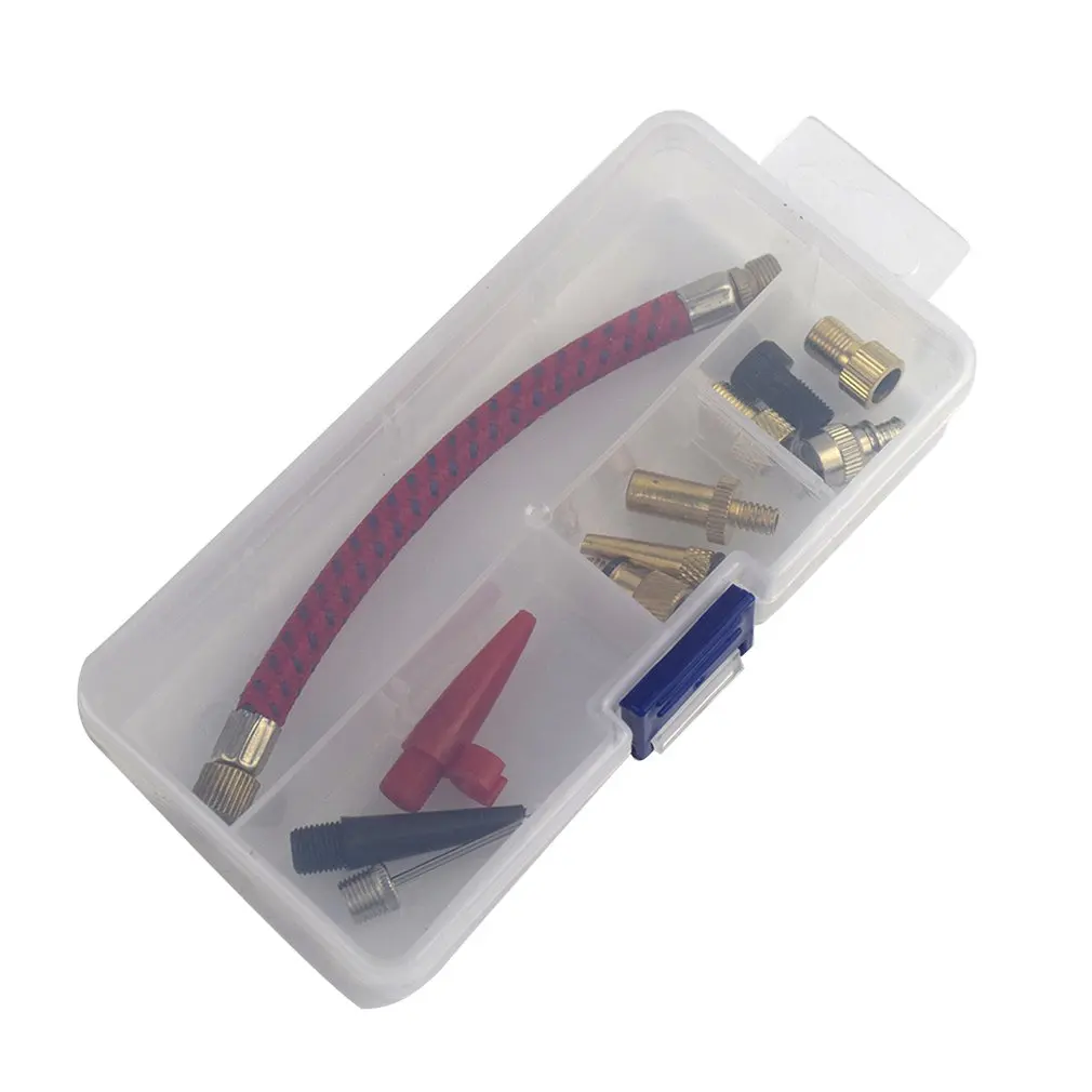 

11Pcs Bike Air Pump Hose Tip For Tire Inflater Adapter Bicycle Inflatable Pumps Extension Tube Scooter Nozzle Pumps Hose