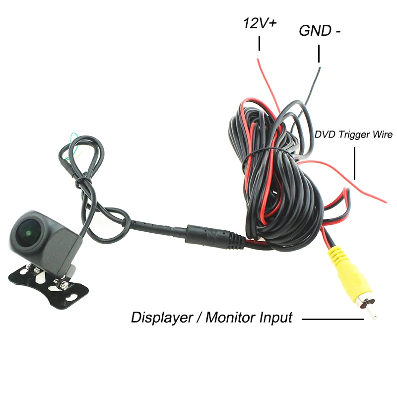 Автомобильная камера заднего вида объектив рыбий глаз HD зеркальное изображение 4