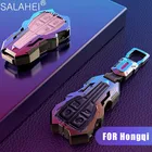 Кожаный чехол для автомобильных ключей из цинкового сплава, защитный чехол для Hongqi HS5 H5 H9 HS7 H7 L5 HS3 L9, автомобильные аксессуары для интерьера