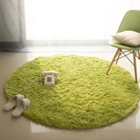 solid color round fluffy rug carpets for living room bedroom plush rugs kid floor mat thicker home decor soft shaggy carpet