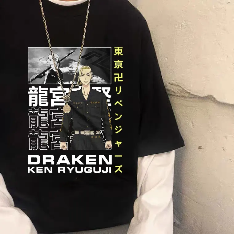 

Anime Tokyo Revengers High Quality Graphics Printed T-shirt New Mens Cotton T Shirts Tops Unisex Fashion Loose Tee Short Sleeve