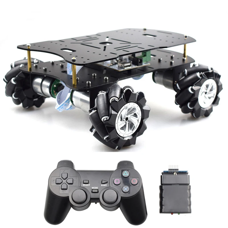 STM32F103rct6 PID Closed-loop Control Mecannum Wheel Robot Car Chassis Kit with PS2/HC-06 Bluetooth for DIY Robot STEM Project