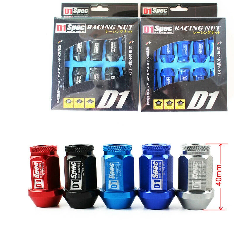 D1 Spec-20 шт./набор D1-SPEC JDM Racing Performance алюминиевый тюнер колесные гайки | Автомобили и