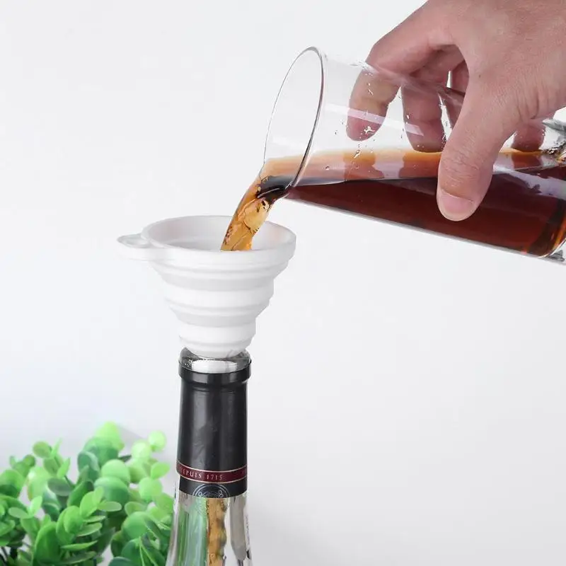 1 шт. кухонная воронка силиконовая складная стильная для кухни аксессуары