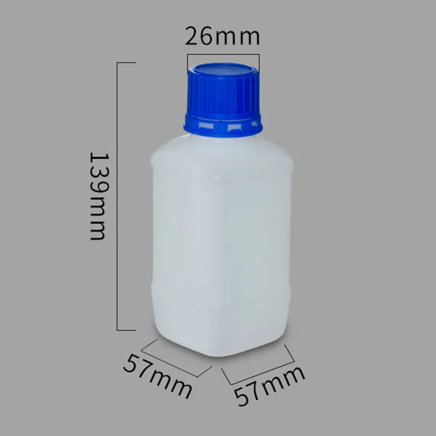 250ML translucent 250 мл, 500 мл, 1000 мл HDPE пластиковая бутылка для хранения с широким горлышком с защитной крышкой для вскрытия пищевой материал - Цвет: 250ML translucent