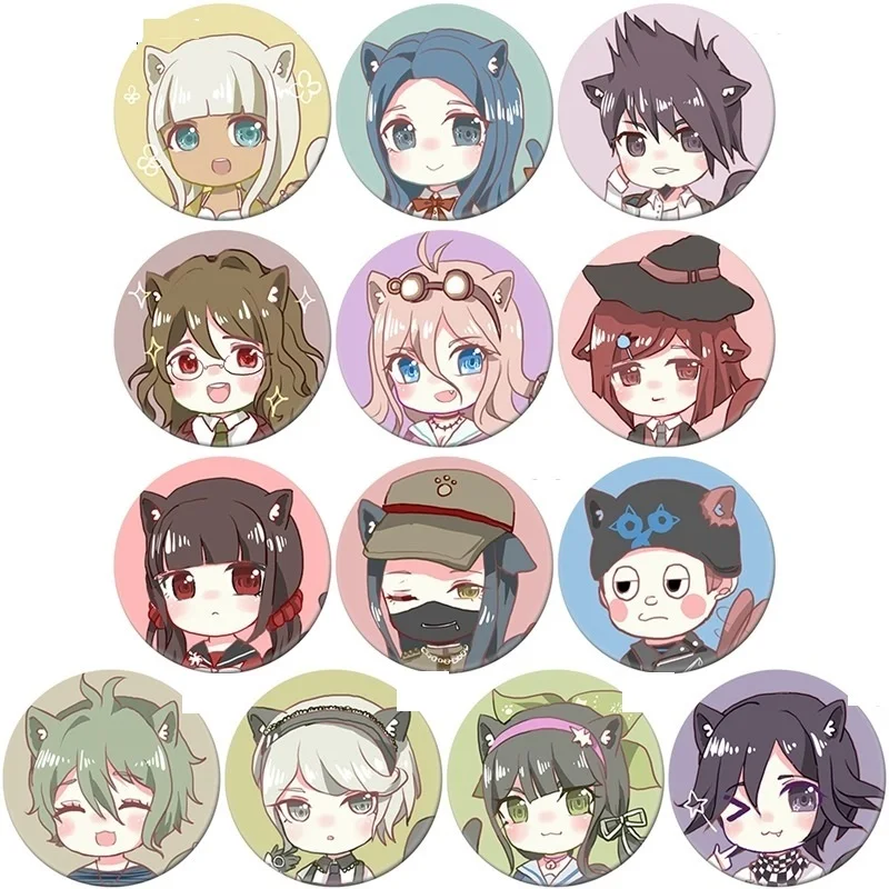 

Аниме брошь Danganronpa булавка значок аксессуары для одежды рюкзак украшение детский подарок 58 мм