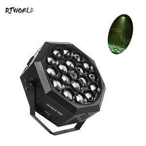 Светодиодный движущийся головной светильник DMX 512, пчелиный глаз, 18x12 Вт, RGBW 4 в 1, профессиональный сценический луч с эффектом мытья пучка вечерние вечеринка, диджейский танцпол