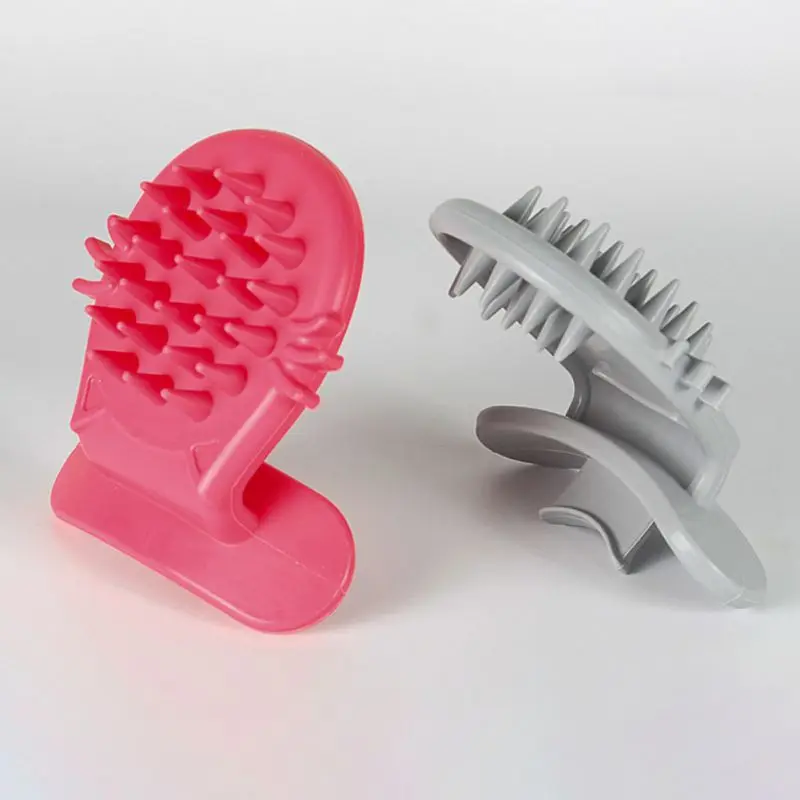 

Pet Cat Gentle Massage Brush Silicone Dog Cat Hair Removal Shedding Comb Effective Cleaning Kitten Grooming Trimming Supplies