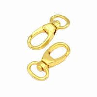 13mm inner gold oval ring swivel clasp lobster clasp claw push gate trigger clasps swivel snap hooks for key backpack 10pcs